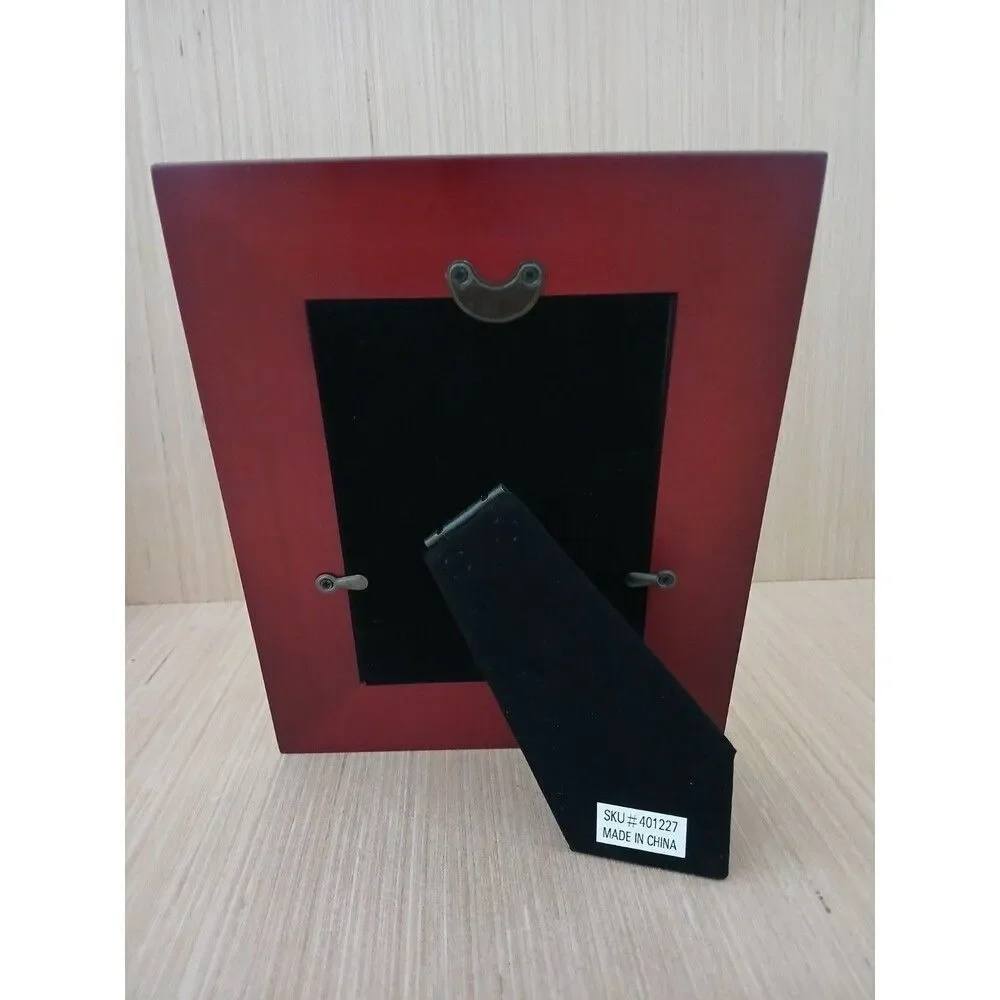 Impressions Wood & Cast Iron Engravable Picture Frame Anniversary Wedding Gift